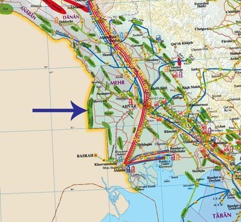 نفت چهار میدان ایران در دست عراق در 