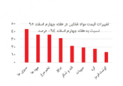 رکوردداران گرانی در سال 95