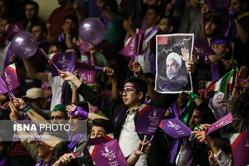 روحانی: حامیان بابک‌زنجانی در ستاد کدام نامزدند؟/جواب ملت را بدهید/کی بوده که مردم با آرد و نبات تسلیم شوند؟+ تصاویر