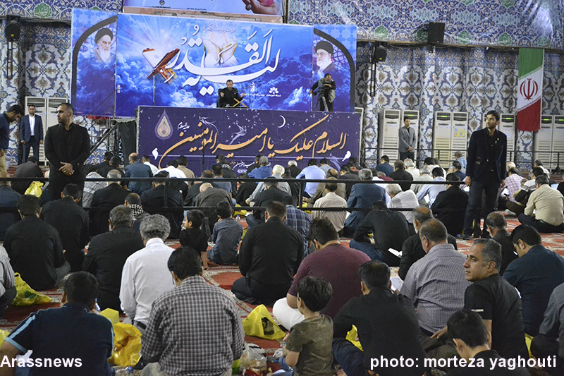 گزارش تصویری/ مراسم احیای شب نوزدهم ماه مبارک رمضان در مصلی اهواز