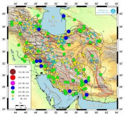 ۸۰۰ زمین ‌لرزه در تیرماه ۹۶ ثبت شد