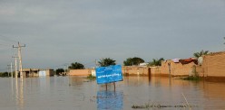 فروکش سیلاب در بخش مرکزی اهواز / راه روستای سیدیدیم هنوز قطع است