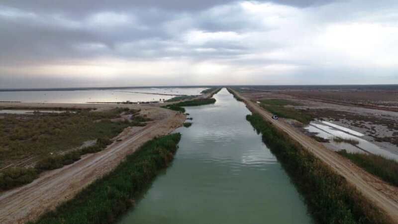 طرح انتقال آب از رودخانه کارون به تالاب شادگان افتتاح شد